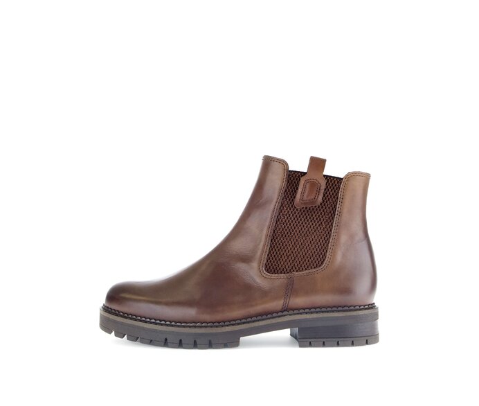 Gabor Damen Chelsea Boot Braun - Glattleder