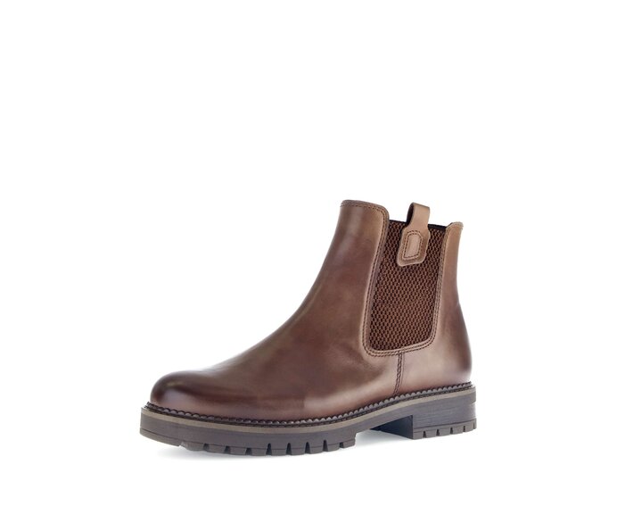 Gabor Damen  Chelsea Boot Braun - Glattleder