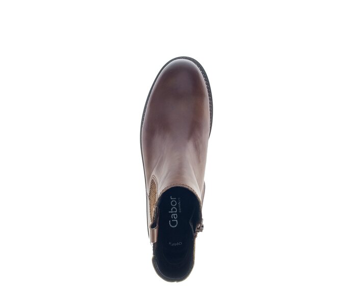 Gabor Damen  Chelsea Boot Braun - Glattleder