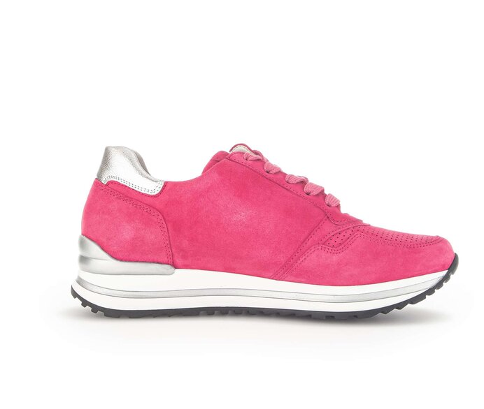 Gabor Damen  Sneaker Low Pink - Materialmix Leder