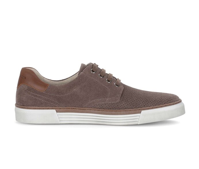Pius Gabor Herren Sneaker Low Grau - Materialmix Leder