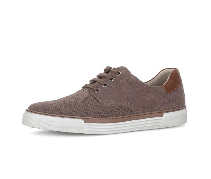 Pius Gabor Herren Sneaker Low Grau - Materialmix Leder