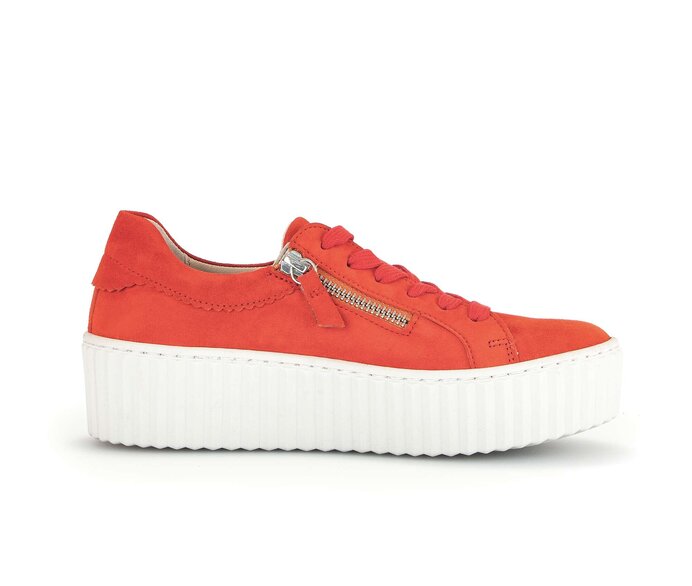 Gabor Damen  Sneaker Low Orange - Rauleder