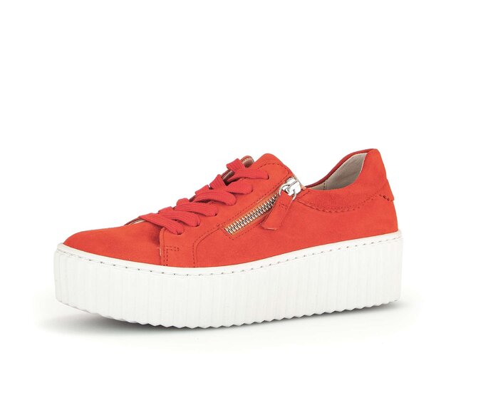 Gabor Damen  Sneaker Low Orange - Rauleder