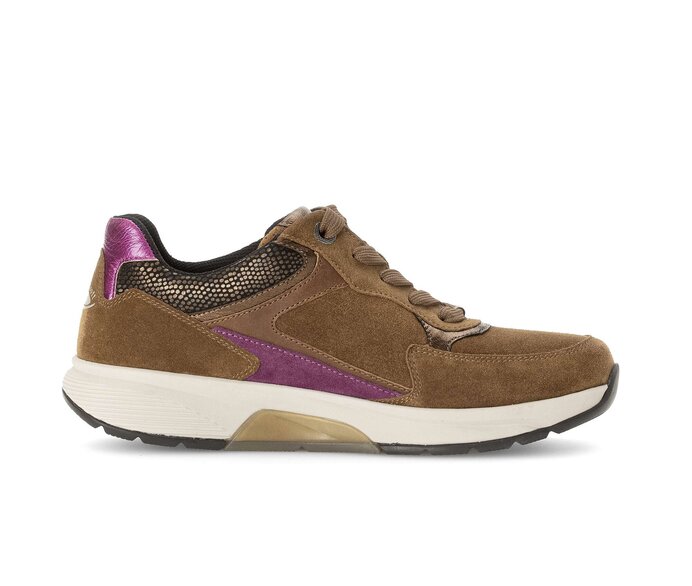 Gabor Damen  Sneaker Low Braun - Rauleder