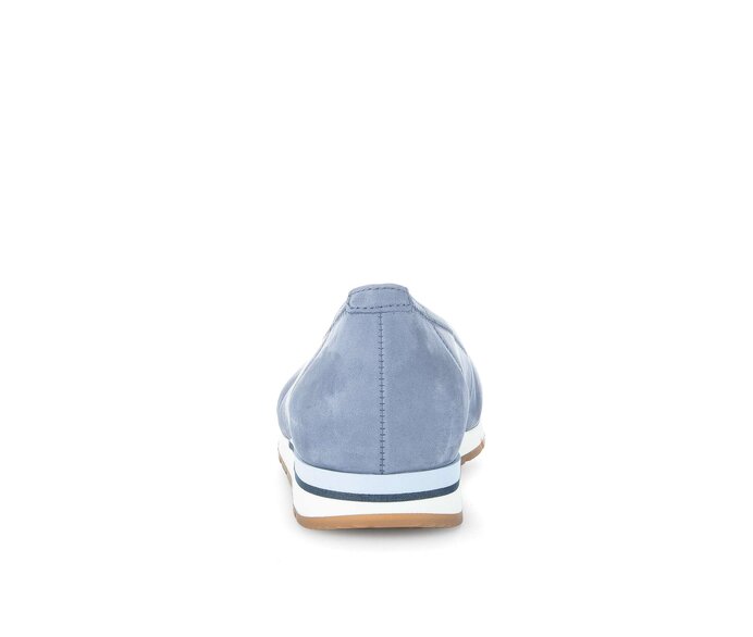 Gabor Damen  Sportliche Ballerina Blau - Rauleder
