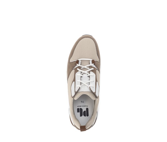 Pius Gabor Herren Sneaker Low Braun - Materialmix Leder/Textil