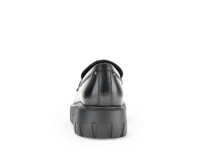 Gabor Damen  Loafer Schwarz - Glattleder