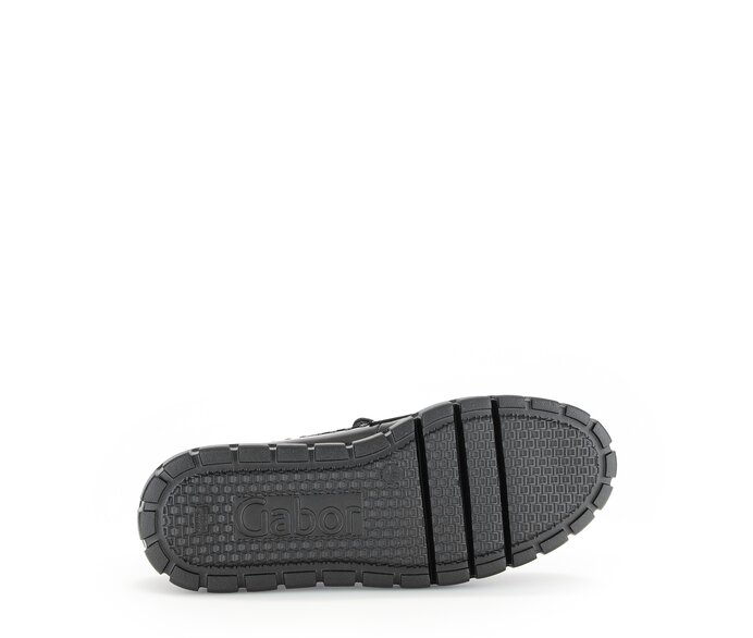 Gabor Damen  Loafer Schwarz - Glattleder