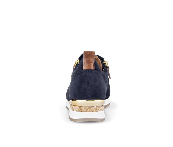 Gabor Damen  Sneaker Low Blau - Rauleder