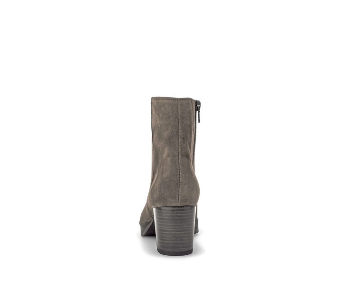 Gabor Damen  Plateau Stiefelette Grau - Rauleder