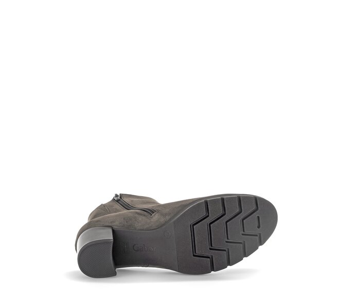 Gabor Damen  Plateau Stiefelette Grau - Rauleder