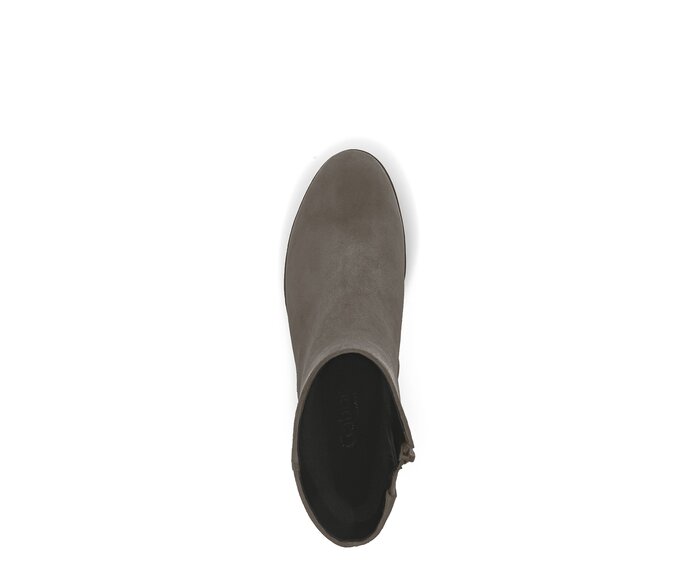 Gabor Damen  Plateau Stiefelette Grau - Rauleder
