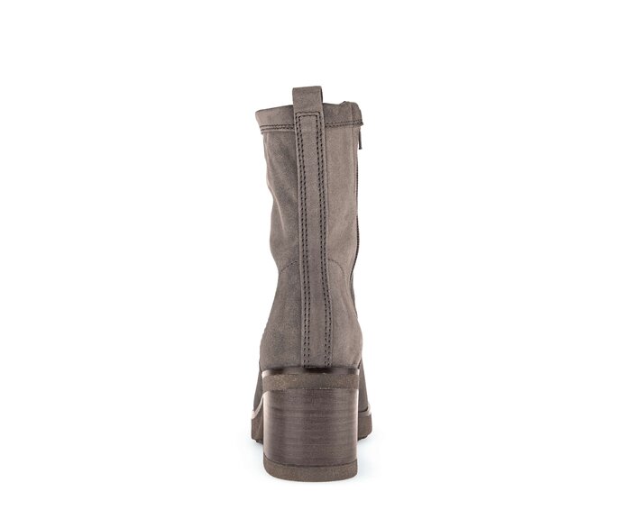 Gabor Damen  Plateau Stiefelette Grau - Rauleder