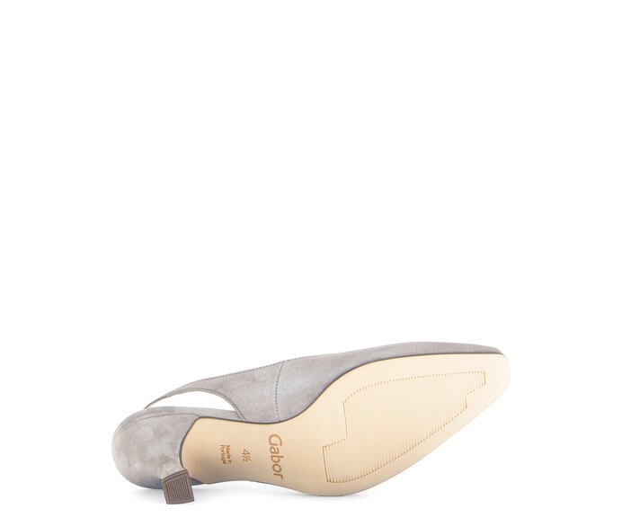 Gabor Damen  Slingpumps Beige - Rauleder