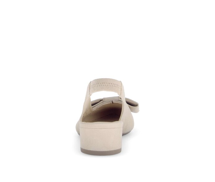 Gabor Damen  Slingpumps Beige - Rauleder