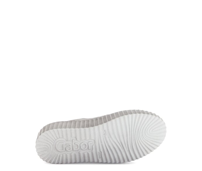 Gabor Damen  Sneaker Low Grau - Materialmix Leder