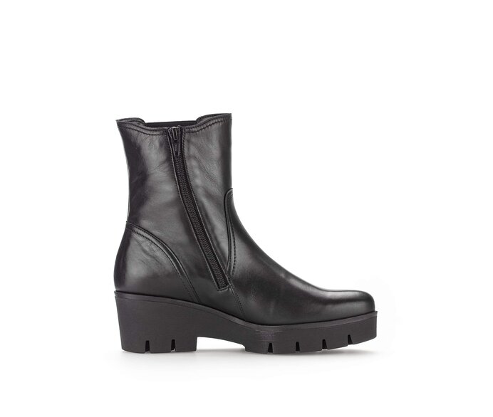 Gabor Damen  Chelsea Boot Schwarz - Glattleder