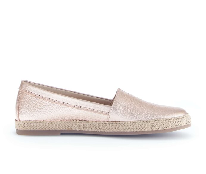 Gabor Damen  Slipper Gold - Glattleder