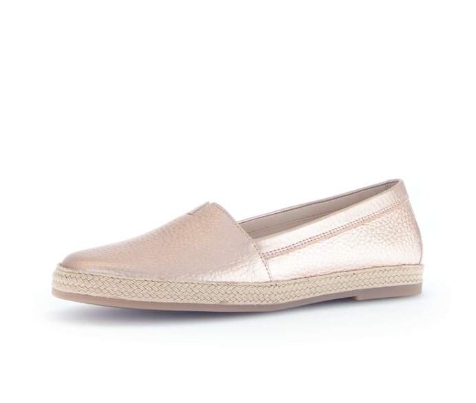 Gabor Damen  Slipper Gold - Glattleder