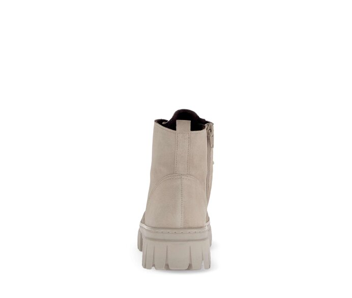 Gabor Damen  Schnürstiefelette Beige - Rauleder