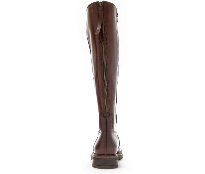 Gabor Damen  Sportlicher Stiefel Braun - Glattleder