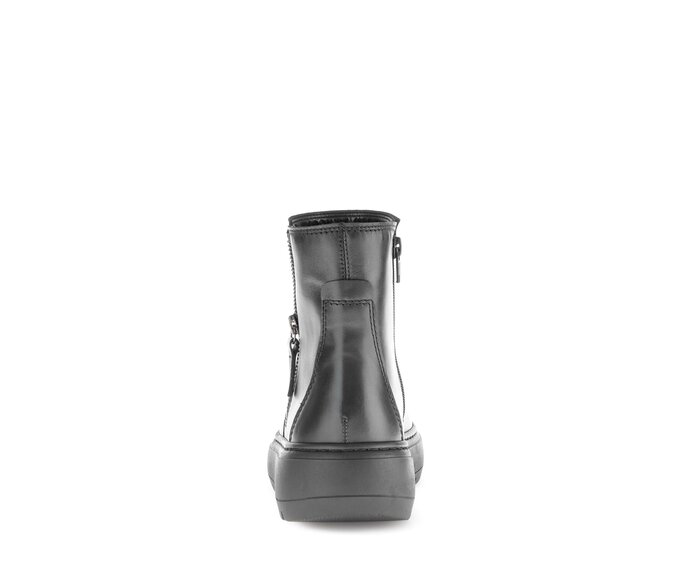 Gabor Damen  Sportliche Stiefelette Schwarz - Glattleder