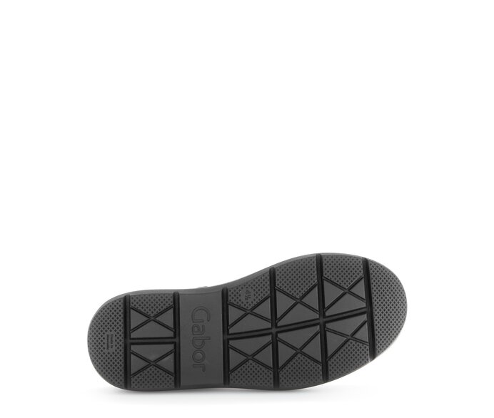 Gabor Damen  Sportliche Stiefelette Schwarz - Glattleder