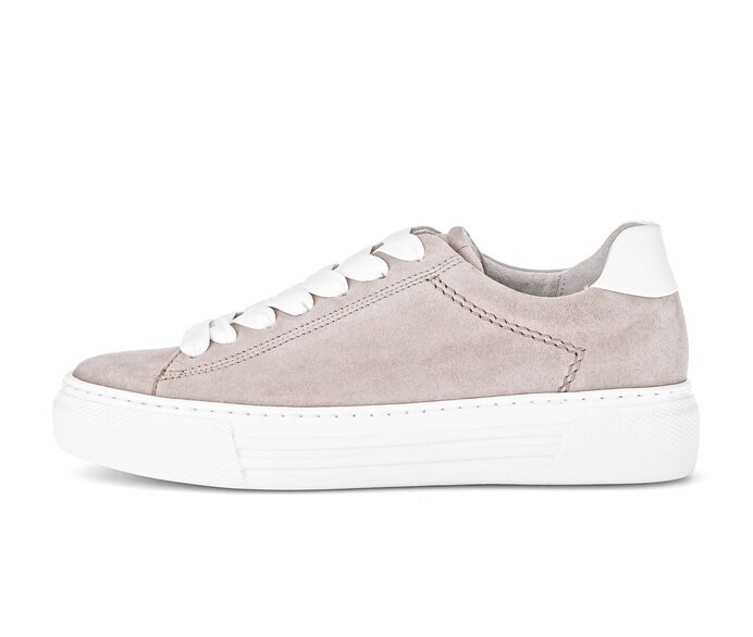 Gabor Damen Sneaker Low Beige - Rauleder