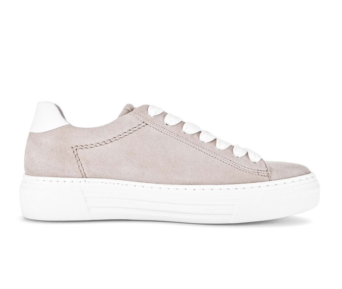 Gabor Damen  Sneaker Low Beige - Rauleder
