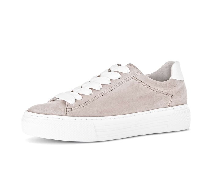 Gabor Damen  Sneaker Low Beige - Rauleder