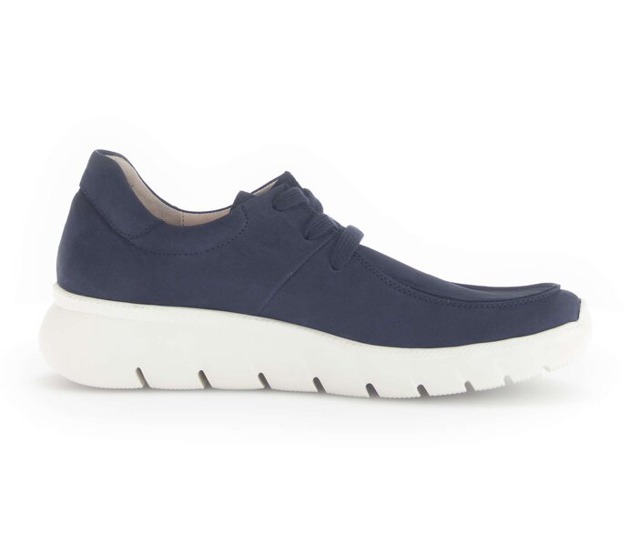 Gabor Damen  Sneaker Low Blau - Rauleder