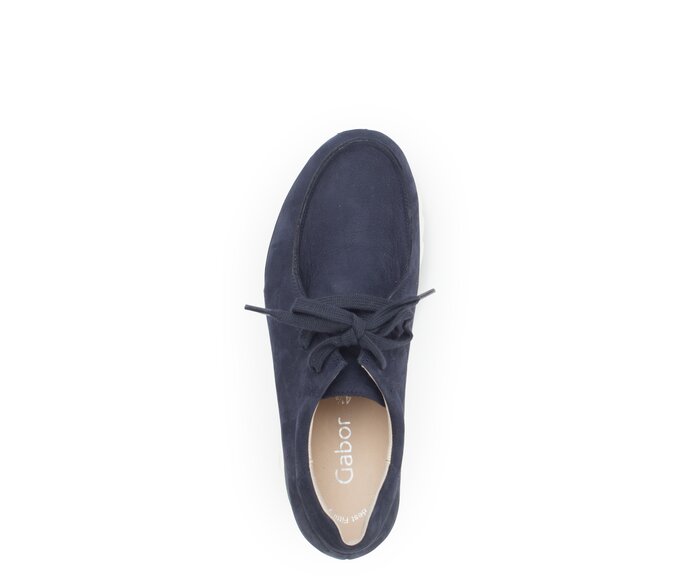 Gabor Damen  Sneaker Low Blau - Rauleder
