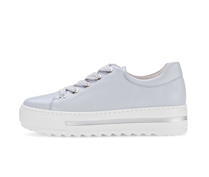Gabor Damen Sneaker Low Blau - Glattleder
