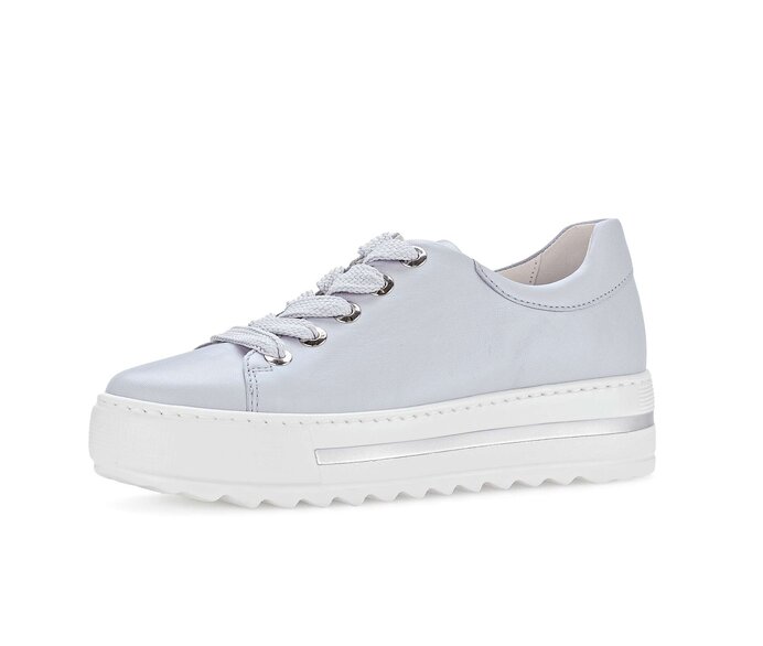 Gabor Damen  Sneaker Low Blau - Glattleder