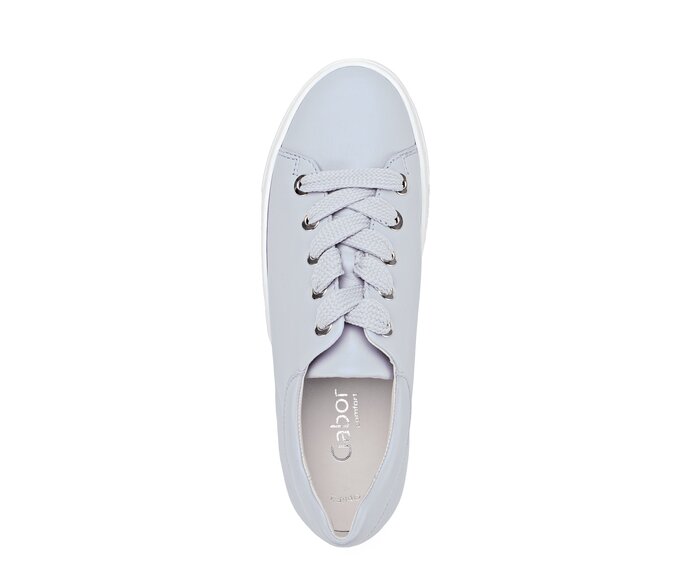 Gabor Damen  Sneaker Low Blau - Glattleder