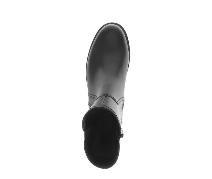Gabor Damen  Sportliche Stiefelette Schwarz - Glattleder