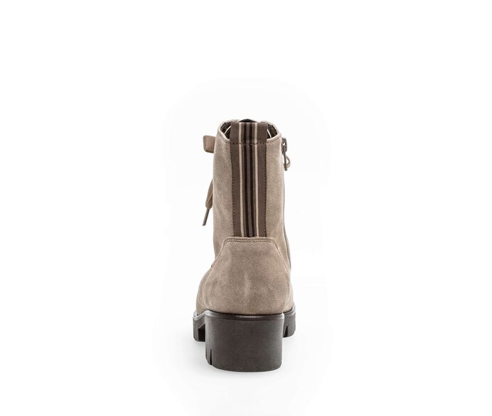Gabor Damen  Schnürstiefelette Beige - Rauleder
