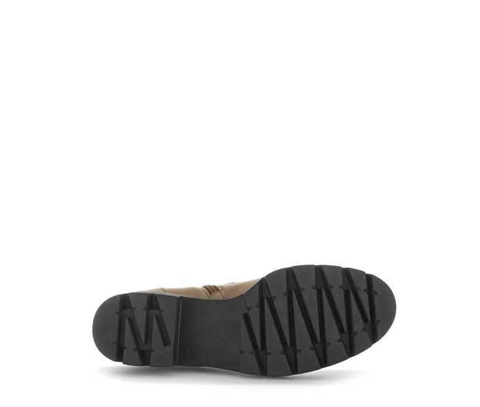 Gabor Damen  Schnürstiefelette Beige - Rauleder