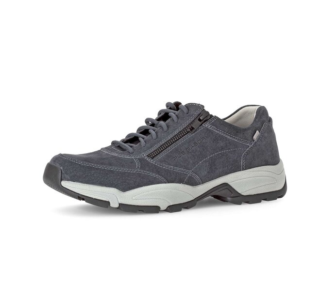 Pius Gabor Herren Sneaker Low Blau - Rauleder