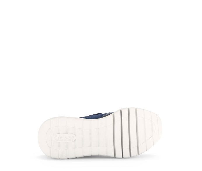 Gabor Damen  Sneaker Low Blau - Materialmix Leder