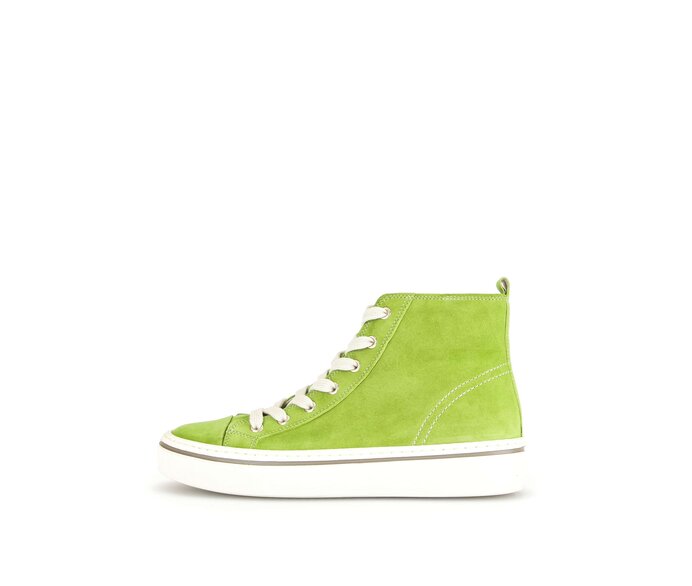 Gabor Damen Sneaker High Grün - Rauleder