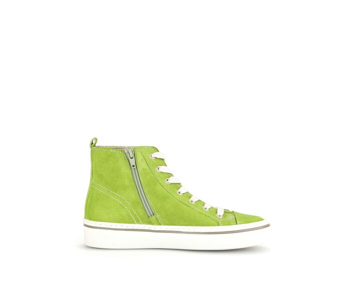 Gabor Damen  Sneaker High Grün - Rauleder