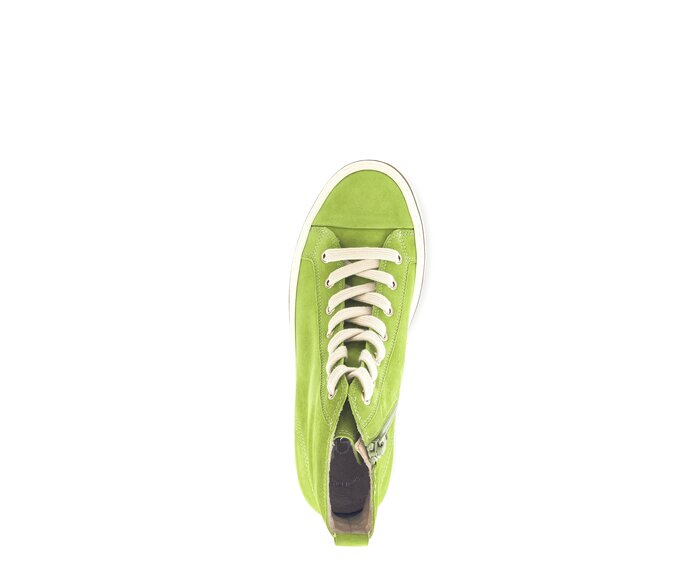 Gabor Damen  Sneaker High Grün - Rauleder
