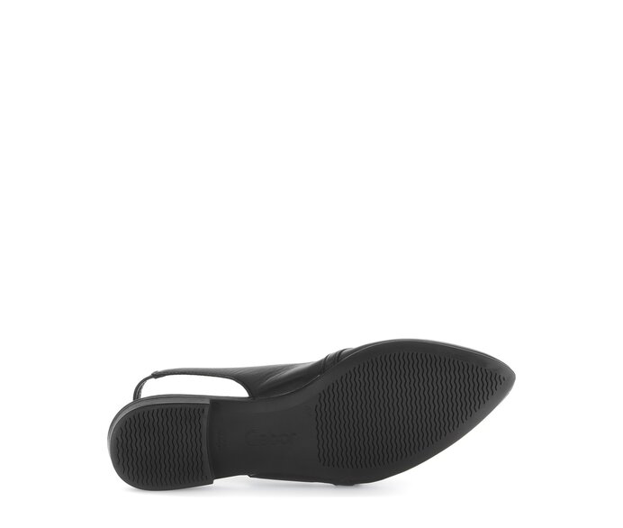 Gabor Damen  Slingpumps Schwarz - Glattleder