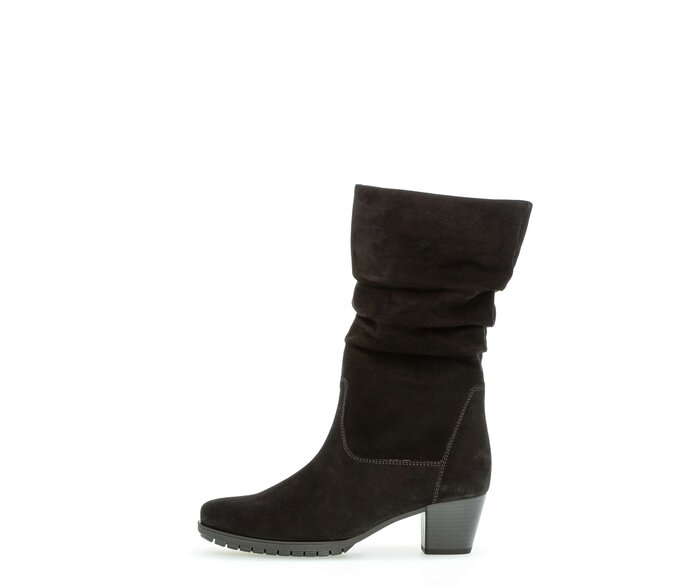 Gabor Damen Sportliche Stiefelette Schwarz - Rauleder