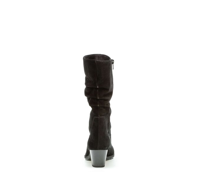 Gabor Damen  Sportliche Stiefelette Schwarz - Rauleder