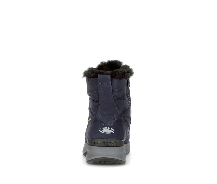 Gabor Damen  Winterstiefelette Blau - Materialmix Leder/Lederimitat