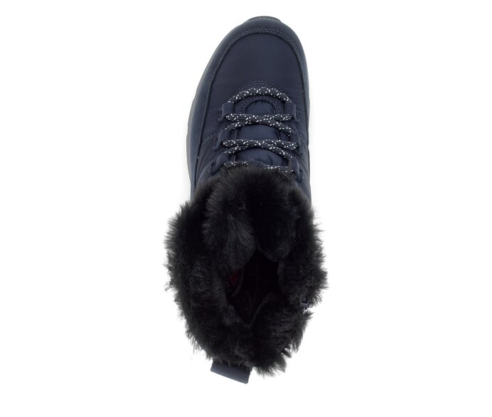 Gabor Damen  Winterstiefelette Blau - Materialmix Leder/Lederimitat