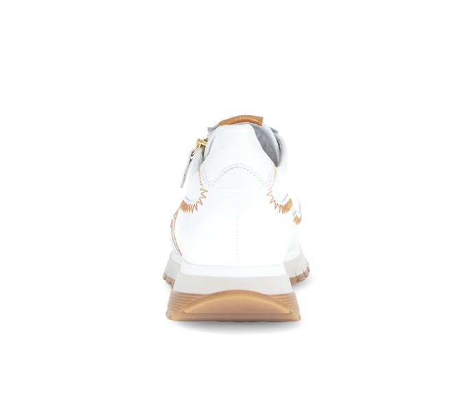 Gabor Damen  Sneaker Low Weiß - Materialmix Leder